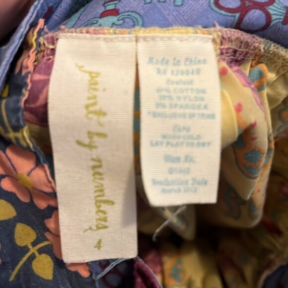 Matilda Jane Paint By Numbers Multi Print Apron Hot Air Balloon Floral Dress - Picture 9 of 9